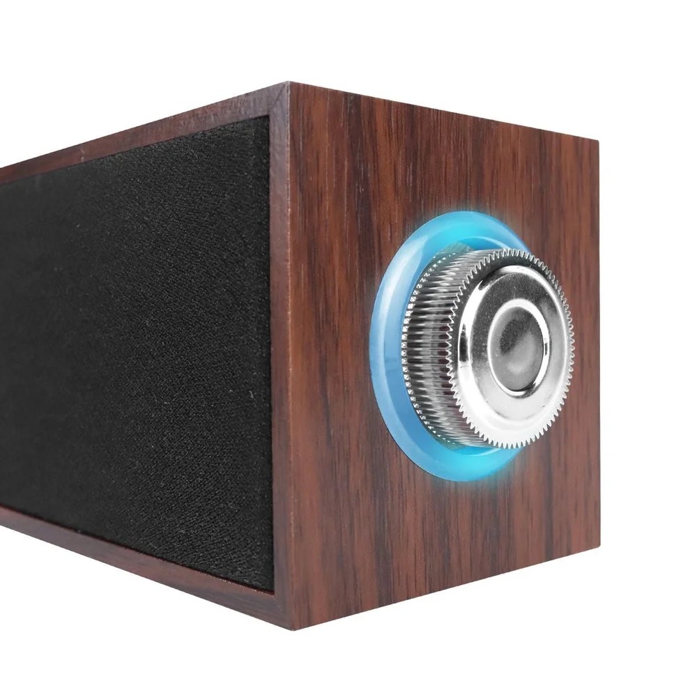 CAIXA DE SOM USB/P2 6W SOUNDBAR PRETA WOOD WDB6W VINIK