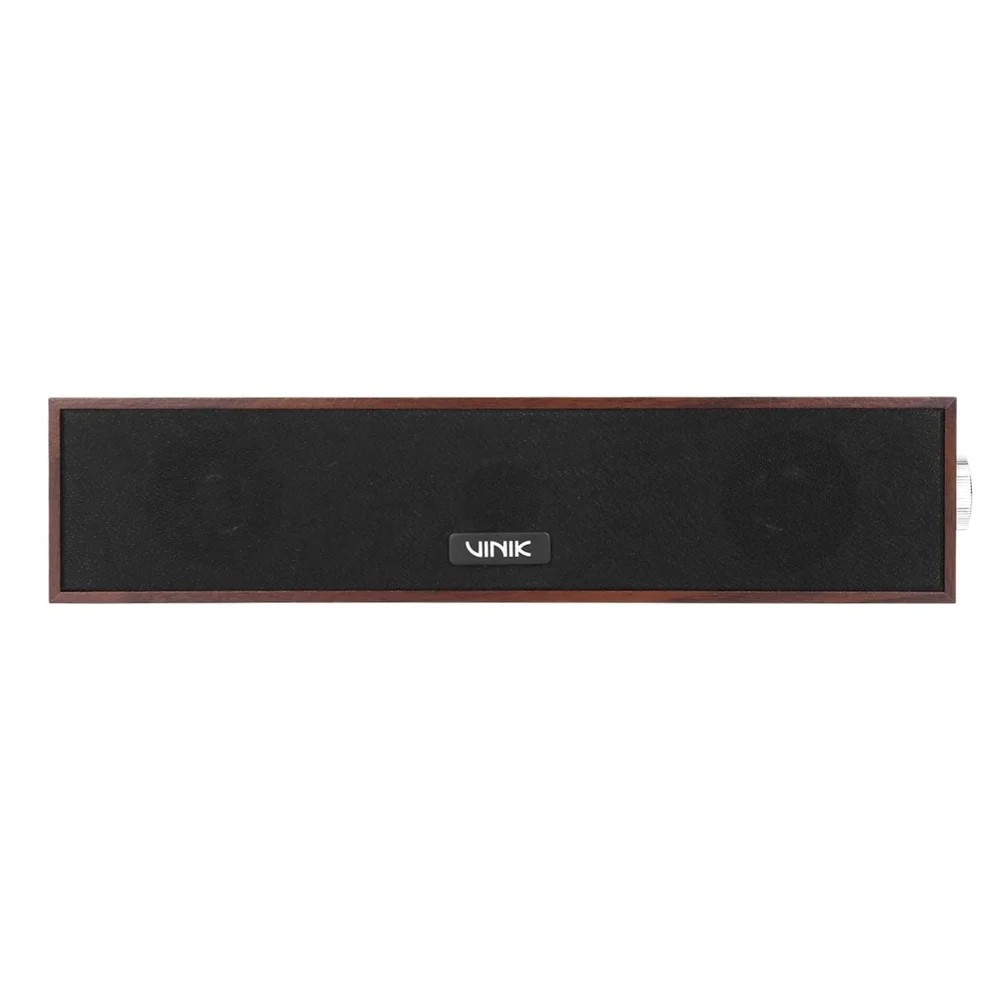 CAIXA DE SOM USB/P2 6W SOUNDBAR PRETA WOOD WDB6W VINIK