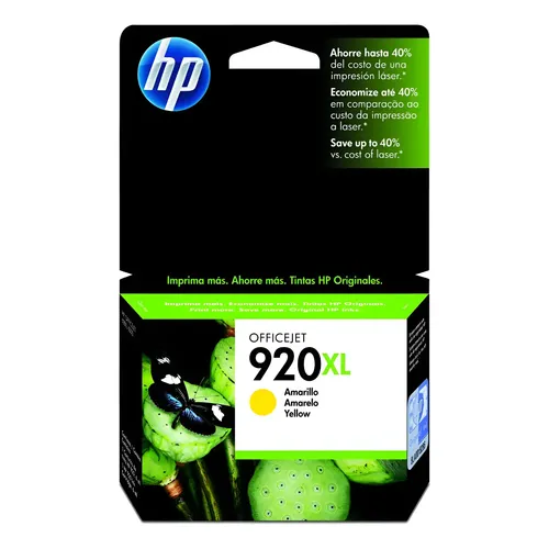 CARTUCHO HP 920XL ORIGINAL (CD974AL) AMARELO 7,5ML — foto 1