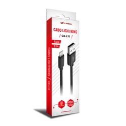 Cabo Carregador Iphone 1M CB-L10BK C3TECH — foto 1