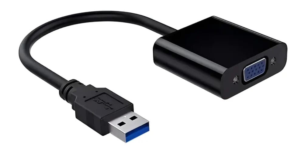 Cabo Conversor USB 3.0 X VGA Femea JC-USB-VGA F3